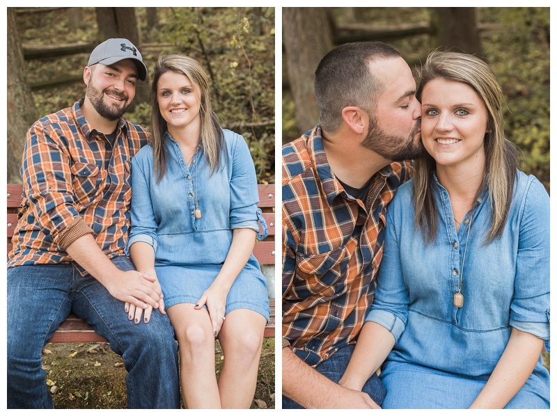 Kristen & Robbie | Fall Engagement Session | Patapsco State Park