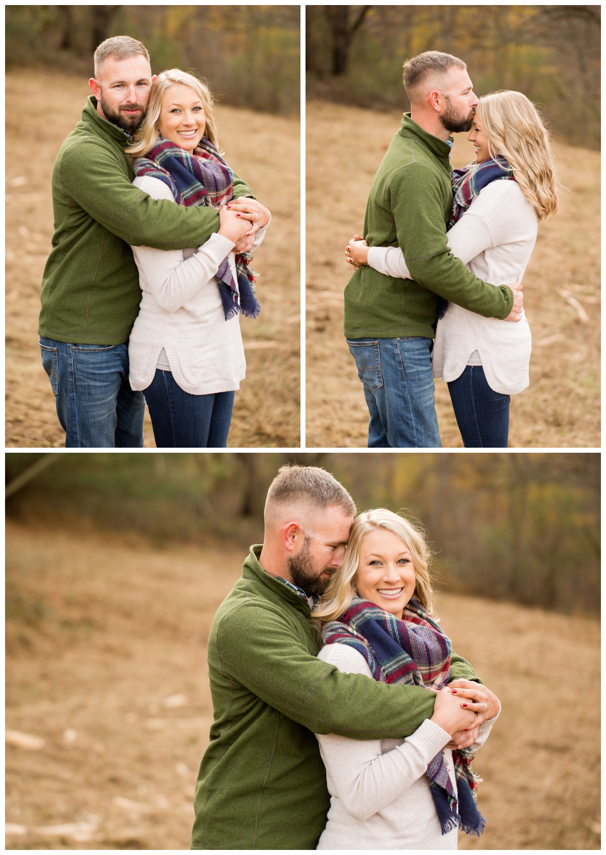 Fall Lake Hashawa engagement session.