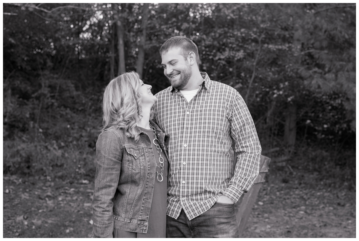 Fall Lake Hashawa engagement session.