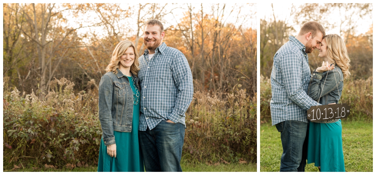 Fall Lake Hashawa engagement session.