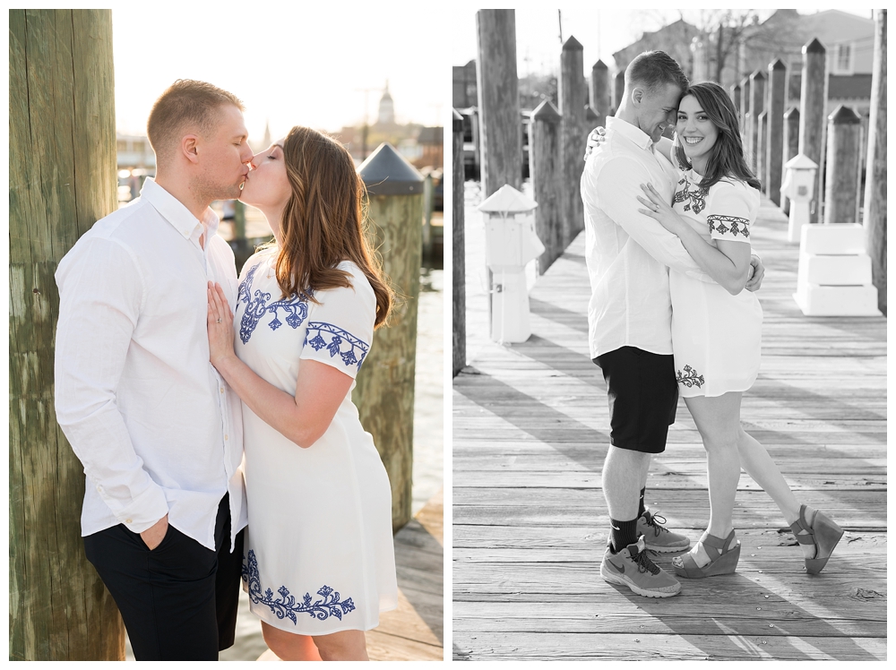 Downtown Annapolis Maryland, Annapolis City Dock, Engagement Session