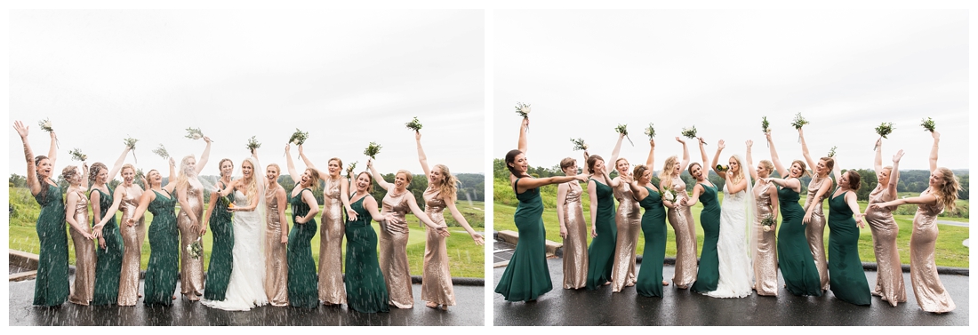 Towson Maryland Catholic Church Ceremony. Joppa Maryland Mountain Branch Golf Club Wedding. The Belvedere bridal wedding preparation. Bridesmaids champagne showers