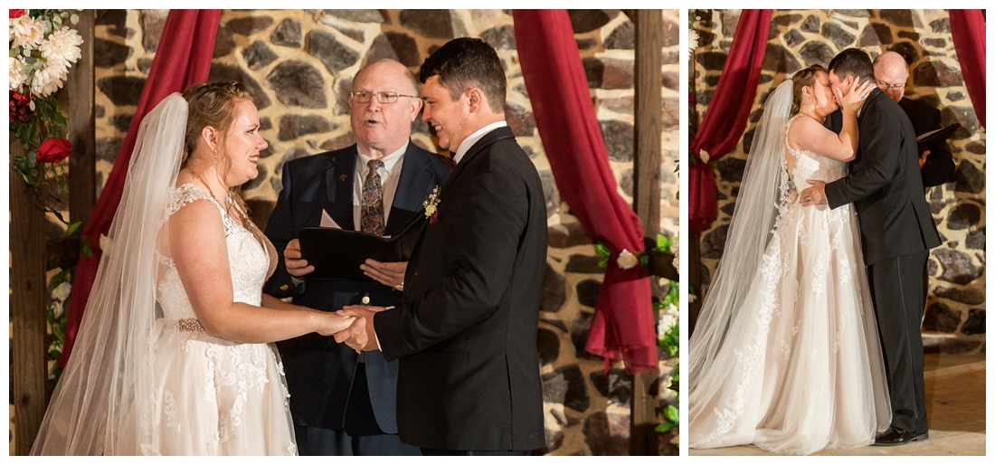 Vineyards of Marys Meadow Wedding in Darlington Maryland. Rainy fall wedding. Cold wedding day. Rainy wedding day. maryland wedding photographer. Barn wedding. Farm Wedding. wedding ceremony in the barn