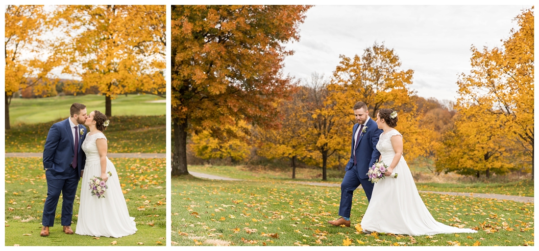 Fall wedding frederick maryland. PB dye golf club wedding. purple and navy wedding. disney themed wedding. rainy wedding day. rainy outdoor ceremony. Rain during the ceremony. Corgi cake topper.