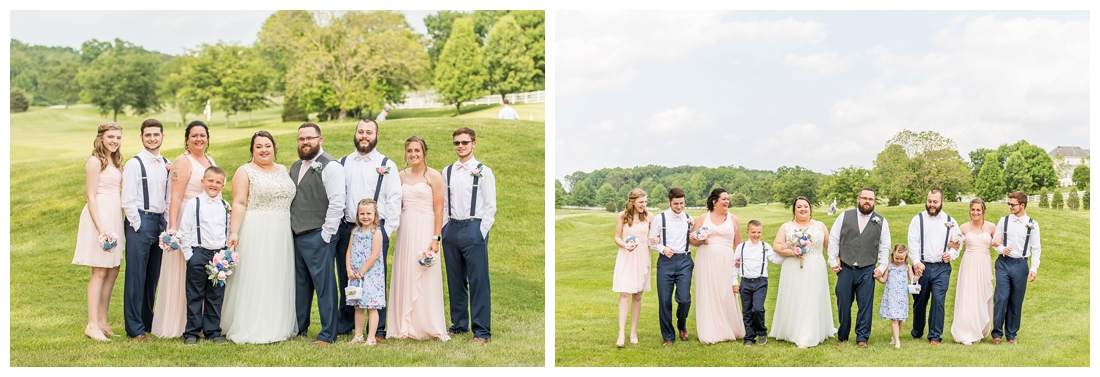 Links at Challedon Golf Course Wedding. Maryland Wedding Photographer. Frederick Wedding. Carroll County Wedding. Love it at Stellas. Indoor Ceremony. Little best man.