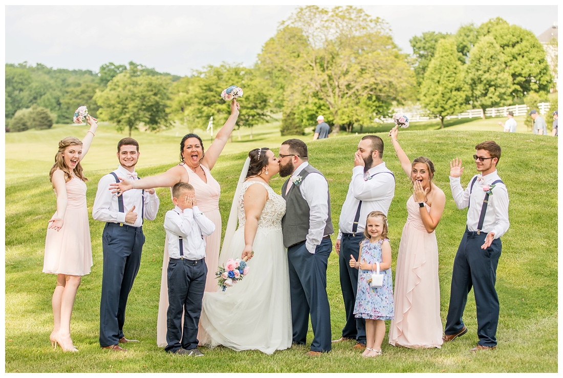 Links at Challedon Golf Course Wedding. Maryland Wedding Photographer. Frederick Wedding. Carroll County Wedding. Love it at Stellas. Indoor Ceremony. Little best man.