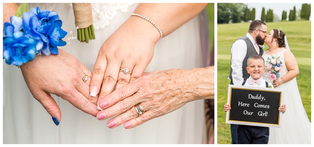 Links at Challedon Golf Course Wedding. Maryland Wedding Photographer. Frederick Wedding. Carroll County Wedding. Love it at Stellas. Indoor Ceremony. Little best man.