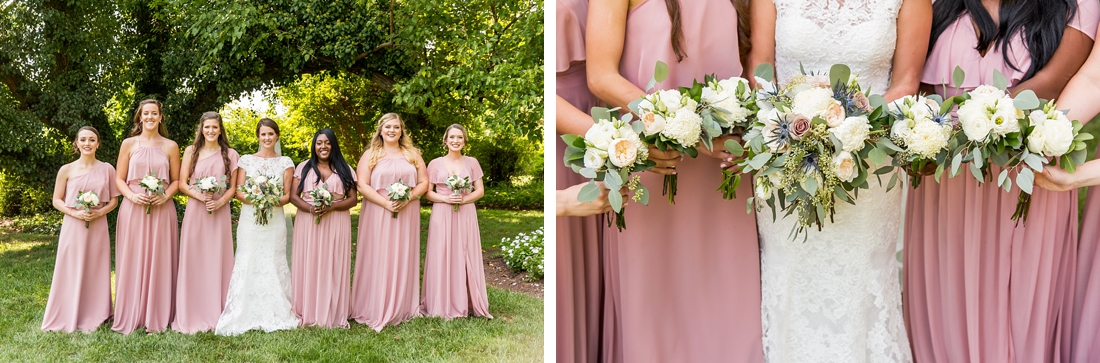 bride and bridesmaids