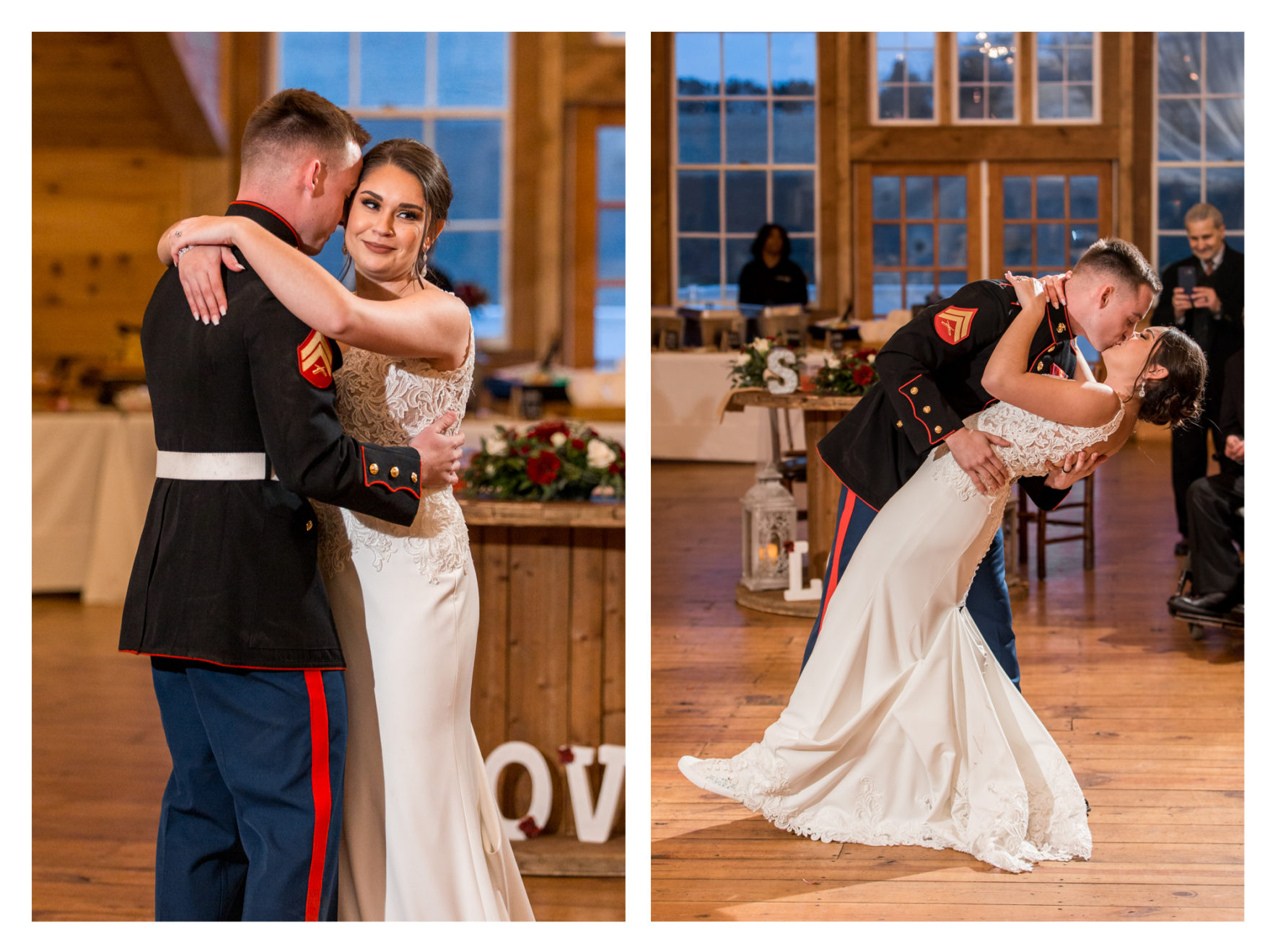 Winter Wedding. Warm winter wedding. Forest Hill Maryland. Fallston Maryland. Military Wedding. Marine Wedding. Stone Ridge Hollow. Barn Wedding. Farm Wedding. 