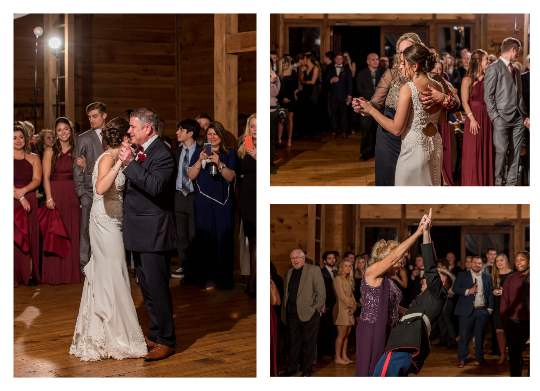 Winter Wedding. Warm winter wedding. Forest Hill Maryland. Fallston Maryland. Military Wedding. Marine Wedding. Stone Ridge Hollow. Barn Wedding. Farm Wedding. 