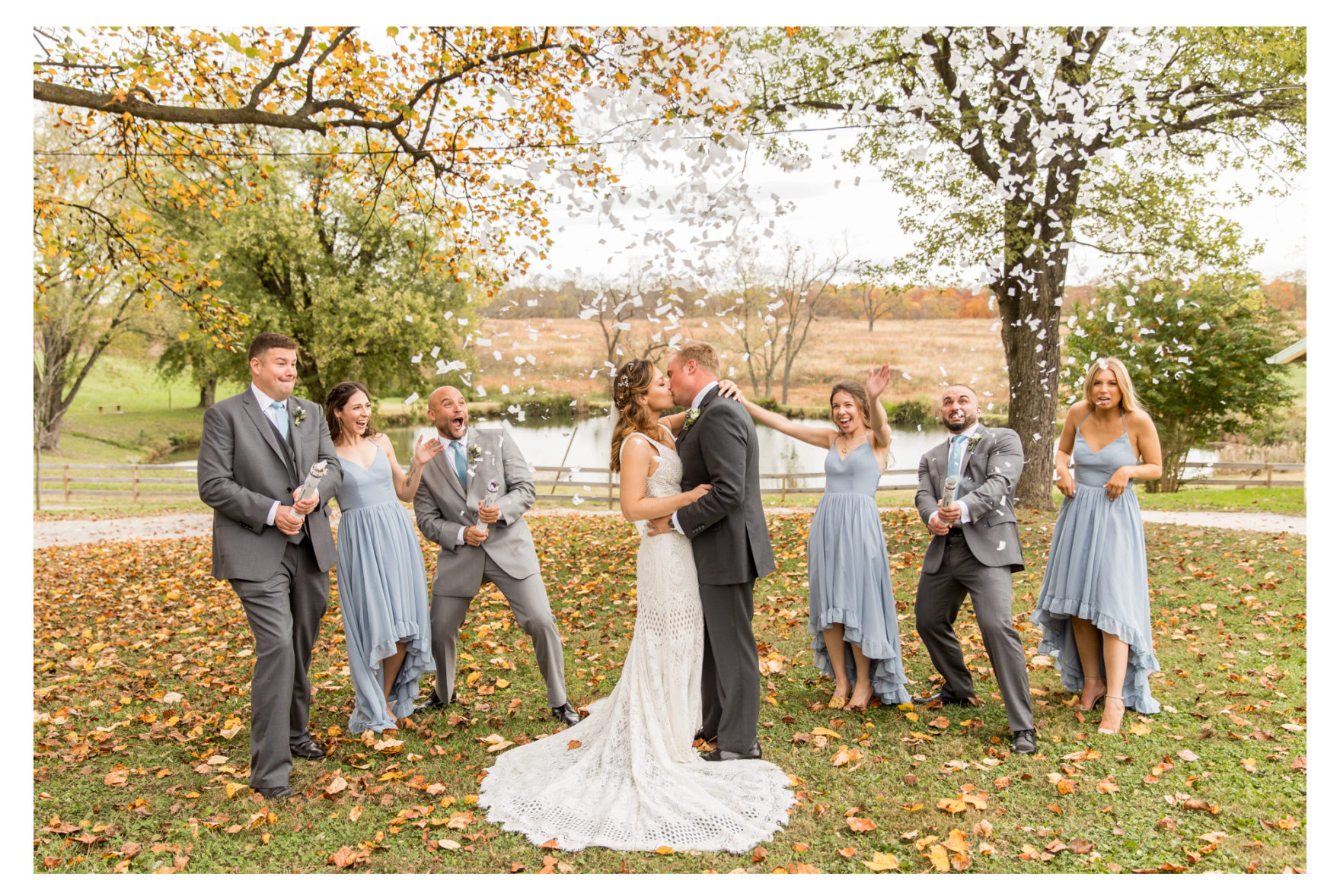 October Wedding. Farm Wedding. Fall Wedding. Frederick Wedding. Dog Wedding. Wedding Dogs. Goat Wedding. Goats. Pond. AirBnB. 