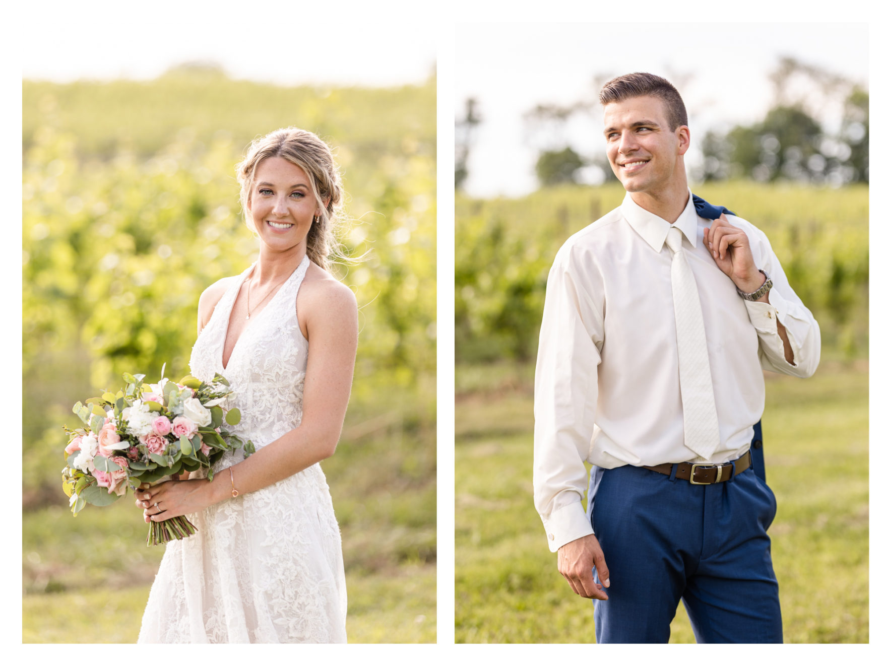 Summer wedding at Black Ankle Winery. Junior best men, gymnast dancing, mauve and navy wedding colors, double rainbow at wedding, sparkler send off