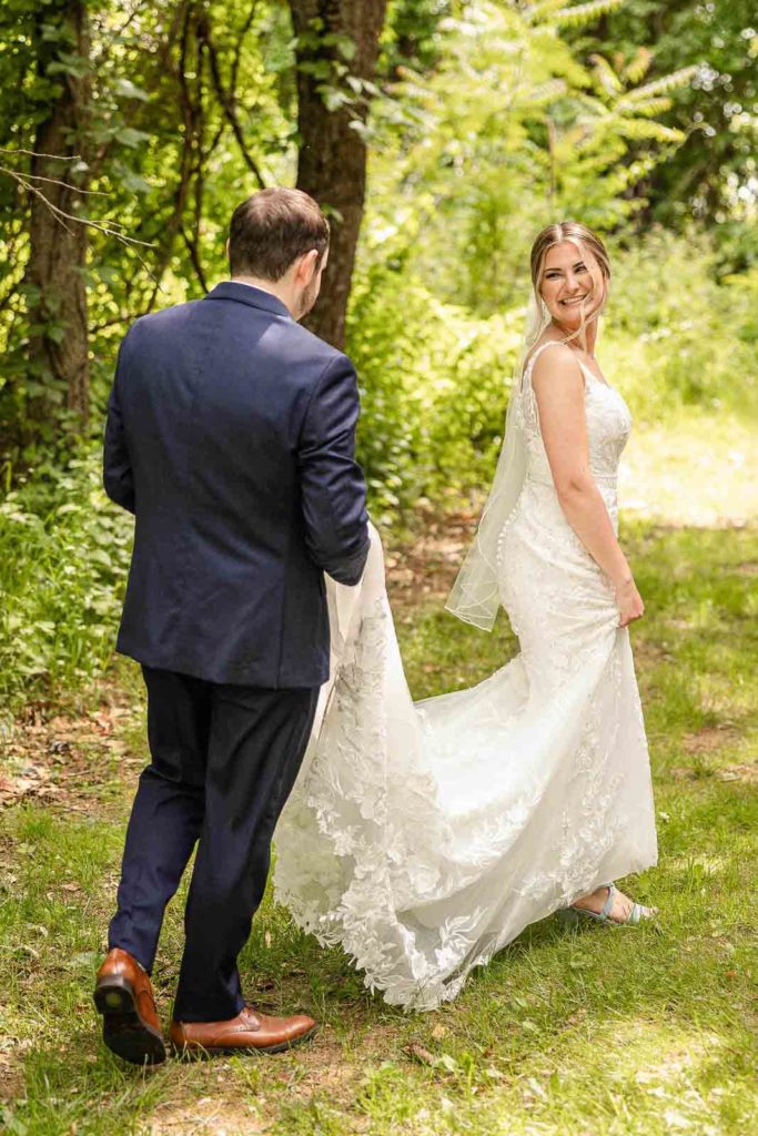 Catoctin Hall Musket Ridge Wedding Photography Spring Summer Dusty Blue Jewish Wedding