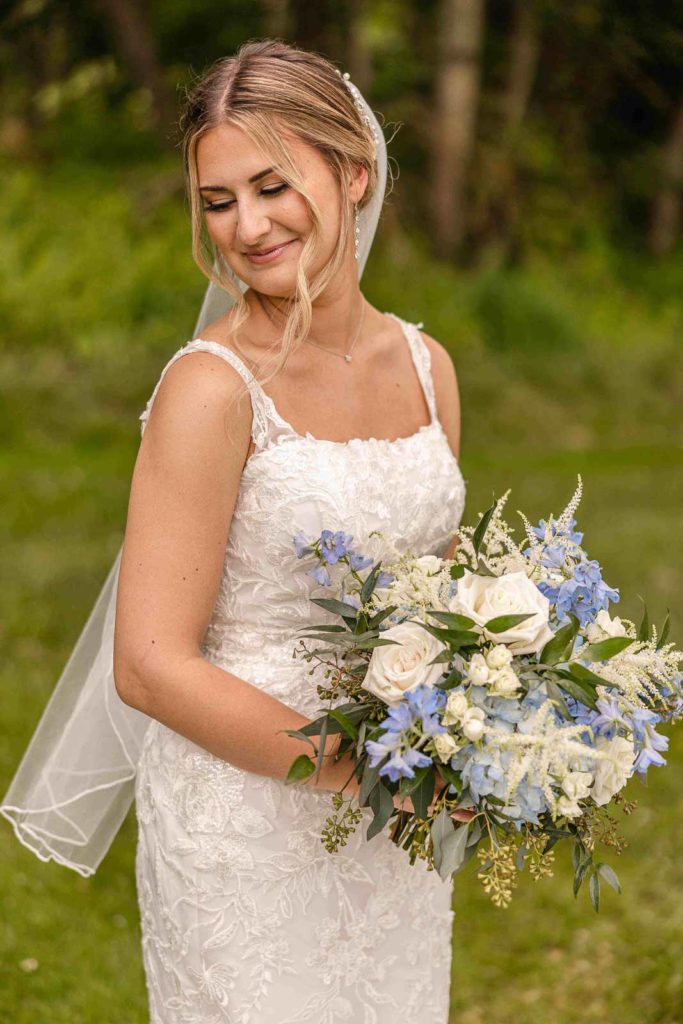 Catoctin Hall Musket Ridge Wedding Photography Spring Summer Dusty Blue Jewish Wedding