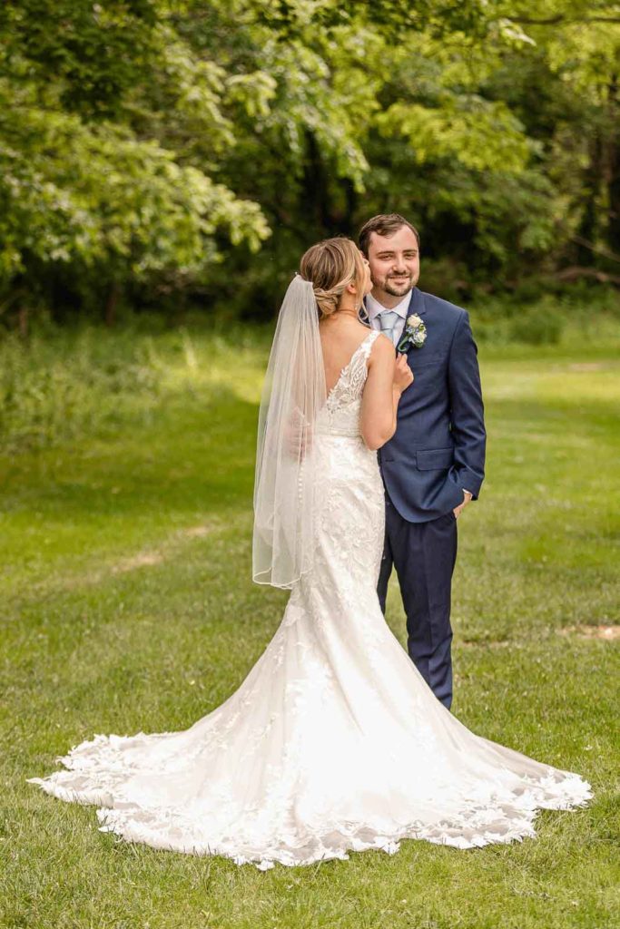 Catoctin Hall Musket Ridge Wedding Photography Spring Summer Dusty Blue Jewish Wedding