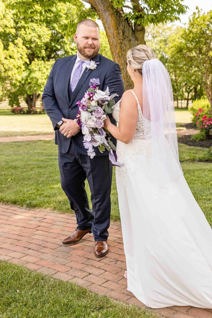 Walkers Overlook Wedding Photography Summer Wedding Vintage Plates Dusty Lavender