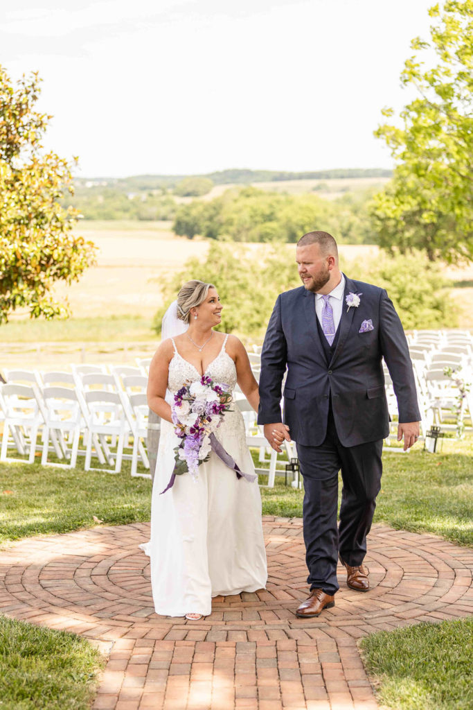 Walkers Overlook Wedding Photography Summer Wedding Vintage Plates Dusty Lavender