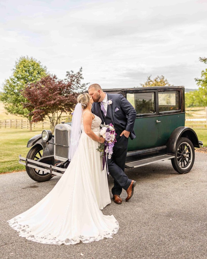 Walkers Overlook Wedding Photography Summer Wedding Vintage Plates Dusty Lavender